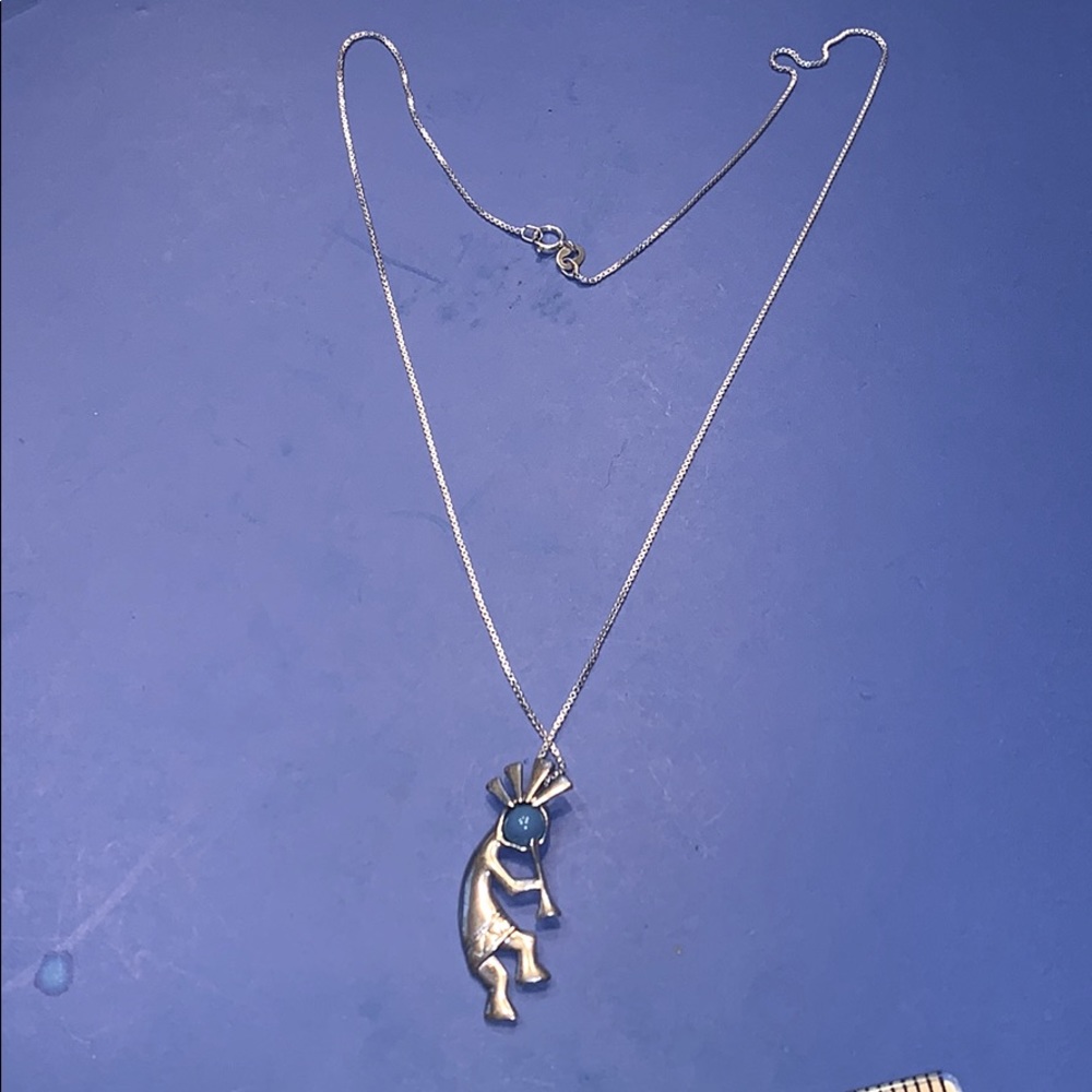 Kokopelli pendant necklace